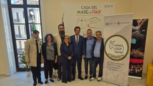 La Ceramica di Vietri sul Mare incontra il ministro Urso: un impegno condiviso per il riconoscimento Igp