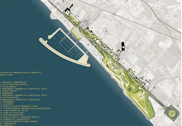 Salerno, per finanziare gli stadi Arechi e Volpe rischia il taglio il progetto Porta Est