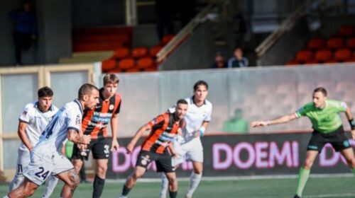Ravesio trascina il Foggia, Cavese sconfitta allo Zaccheria nel finale Ravesio trascina il Foggia, Cavese sconfitta allo Zaccheria nel finale