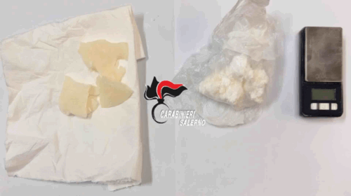 Salerno, sorpreso in casa con la droga: arrestato 34enne