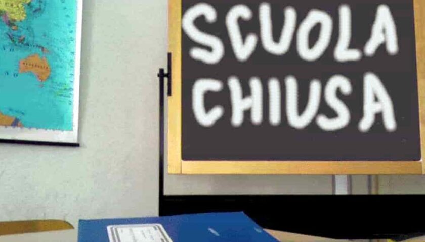Allerta meteo arancione, scuole chiuse domani